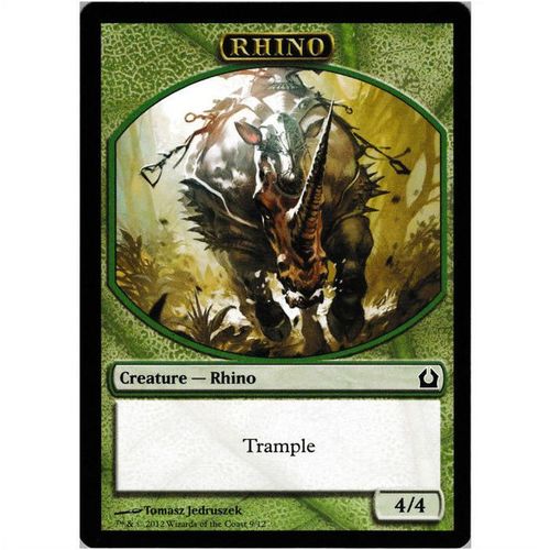 Magic the Gathering - Return to Ravnica - #9/12 - Rhino Token