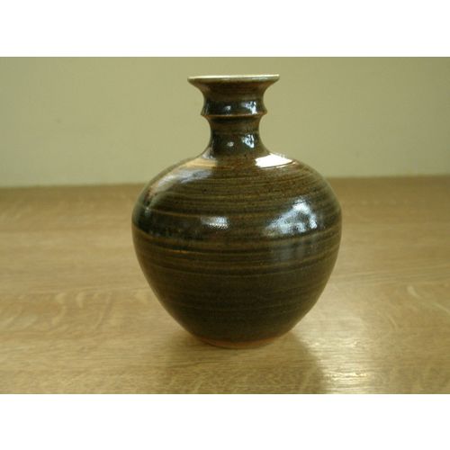 Lovely Little Stoneware Studio Pottery Bud Vase / Pot