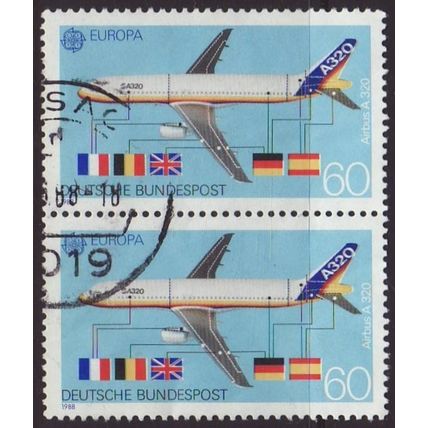 Germany 1988 SG 2241 Used Pair - Europa/CEPT (G-278-02)
