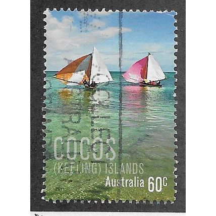 CKI 2011 60c 'BOATS' FINE USED (EBID71-083)