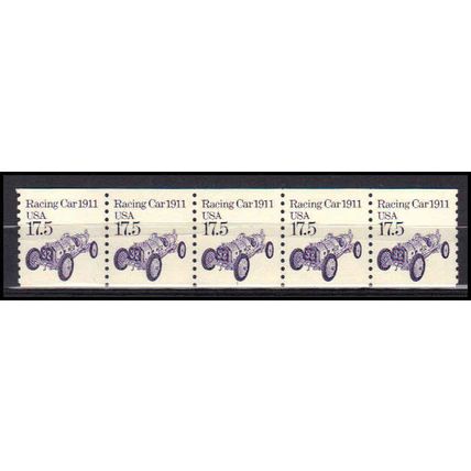 2262 17.5c Race Car Very Fine MNH Dry Gum PNC 1/5 X0914