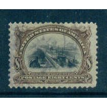 Used 298 8c Canal at Sault St Marie Almost Very Fine C0226