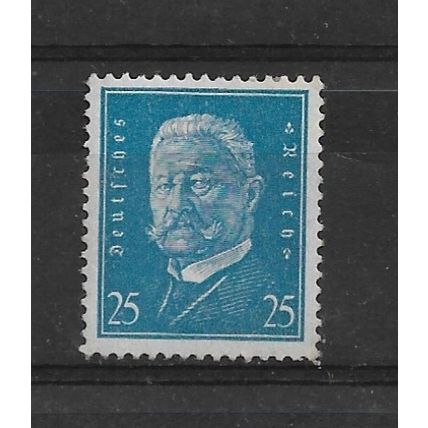 Germany.SG435 25pf Pres van Hindenburg (Blue).Mounted Mint.Nov21