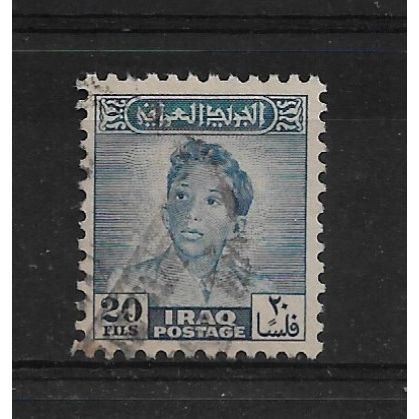 Iraq.SG285 20f King Faisal II (Blue).Fine Used.Nov21
