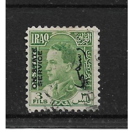 Iraq.O192 3f King Ghazi I (Green).Fine Used.Nov21a