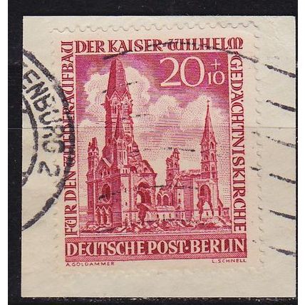 GERMANY BERLIN [1953] MiNr 0108 ( BStk ) [01] Architektur