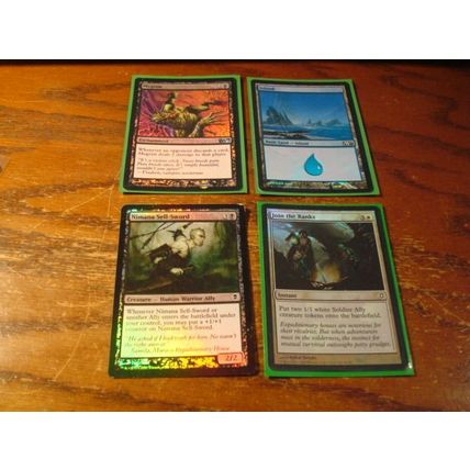 Magic The Gathering, MTG, 8-Cards, 1993-2009 , FOIL .ex/nm, 1-w/crease