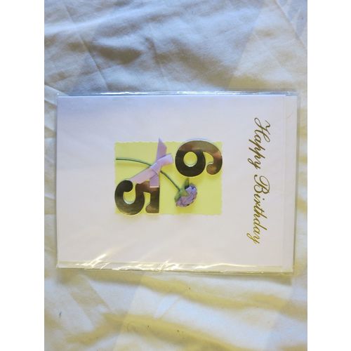 Happy 65th 65 Birthday Flower