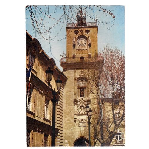 LE CITE DU ROY RENE used postcard 1981 postmark =