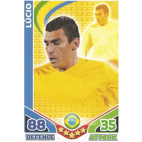 Match Attax - World Cup 2010: Brazil - Defender, Lúcio