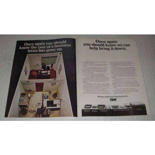 1970 IBM Ad - Selectric Typewriter, Dictation Equipment