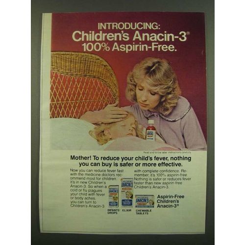 1983 Children's Anacin-3 Medicine Ad