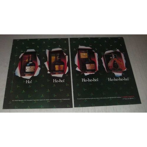 1985 Courvoisier Ad - V.S., V.S.O.P., Napoleon Fine Champagne & XO Cognac