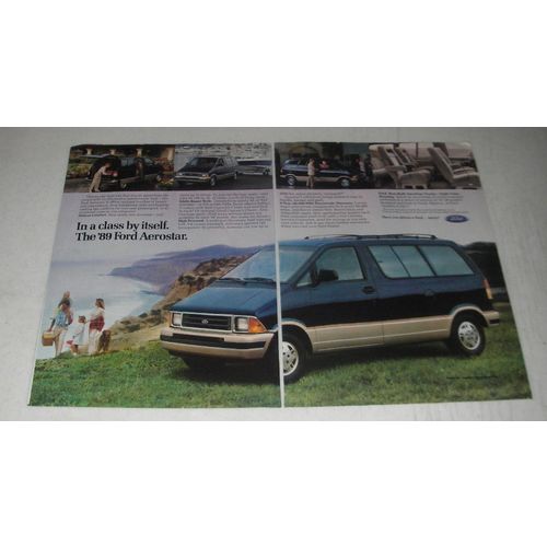 1989 Ford Aerostar Ad - In a class by itself: The '89 Ford Aerostar