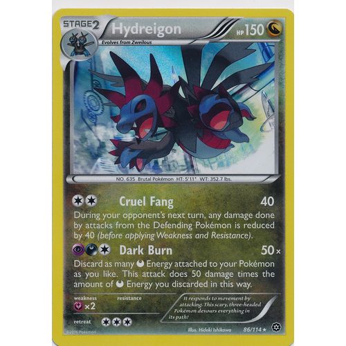 Pokemon XY Steam Siege 86/114 Hydreigon