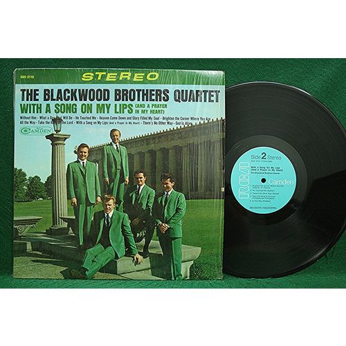 Blackwood Brothers Quartet - With A Song On My Lips - CAS 2115 - EX+