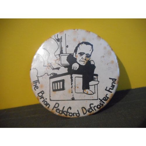 Election Campaign Pinback,1985,Newfoundland,Peckford Defroster Fund