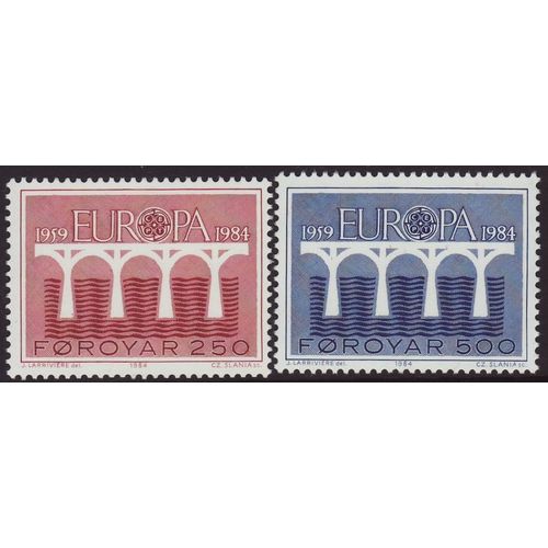 Faroe Islands 1984 SG 94-5 UMM - Europa/CEPT (G-110-01)