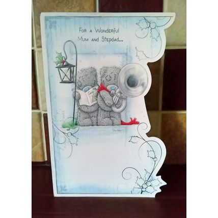 Me To You Christmas Cards - Wonderful Son - Glitter Card - Tatty Teddy - 015