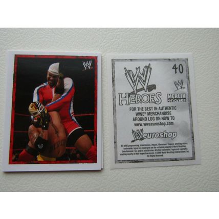 Topps - Merlin 2008 WWE Heroes Wresting Stickers 1-216 & P1-P15 Variants (EB2)
