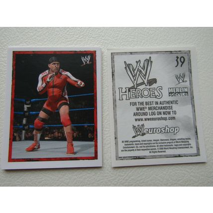 Topps - Merlin 2008 WWE Heroes Wresting Stickers 1-216 & P1-P15 Variants (EB2)