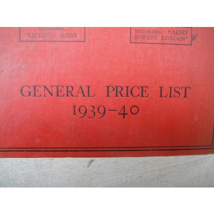 Army & Navy WW2 1939-1940 Stores Catalogue Middle Class Household Goods V. Thick