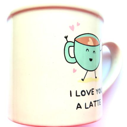 I Love You a Latte Mug Ceramic 8.5 CM - Comes Boxed