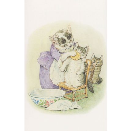 The Tale Of Tom Kitten 1907 Beatrix Potter Book Postcard