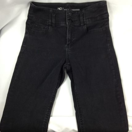 No Boundaries Womens Juniors Black Skinny Taper Leg Pants Size 5 Used