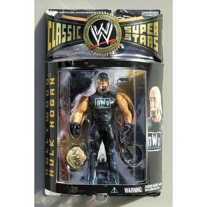 wwe wwf ljn classic superstars variant big nwo championship belt & hulk hogan