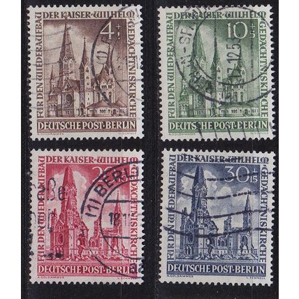 GERMANY BERLIN [1953] MiNr 0106-08 ( O/used ) [01] Architektur