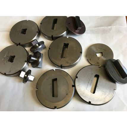 LOT 5 SETS WILSON S23 TOOL SPECIAL THICK TURRET PUNCH DIE 614423,wt 56-9497,SD