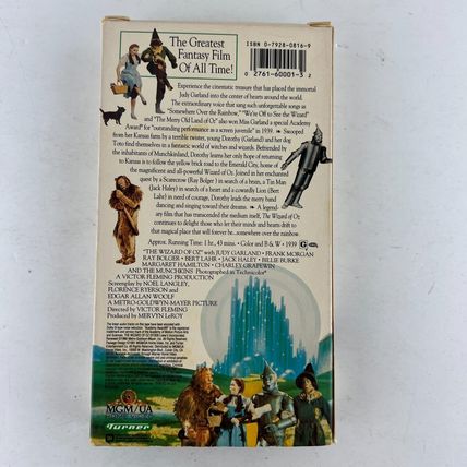 The Wizard of Oz VHS Video Tape Judy Garland, Frank Morgan, Ray Bolger