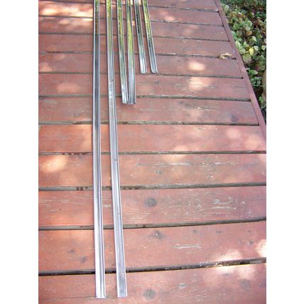 1965 CHRYSLER NEW YORKER 2D HT UPPER BODY SIDE TRIM OEM 6 PCS TWO DOOR HARD TOP