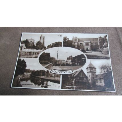 1930 fr Sweetman Postcard - Scenes from Maidstone - Kent
