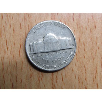1958d USA 5 Cents Jefferson Nickel Coin
