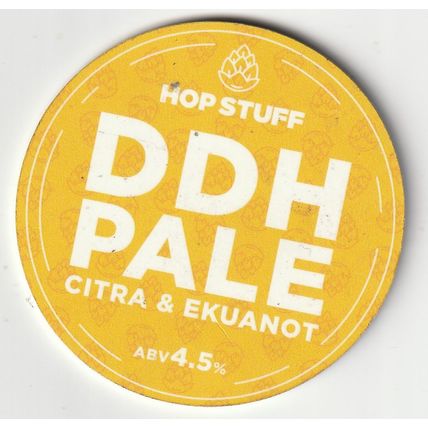 UNUSED KEG CLIP FRONT - HOP STUFF BREWERY - DDH PALE