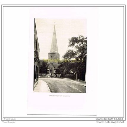PARISH CHURCH, GODALMING, FROM F. FRITH PHOTO, RAMBLES IN SURREY, 1910