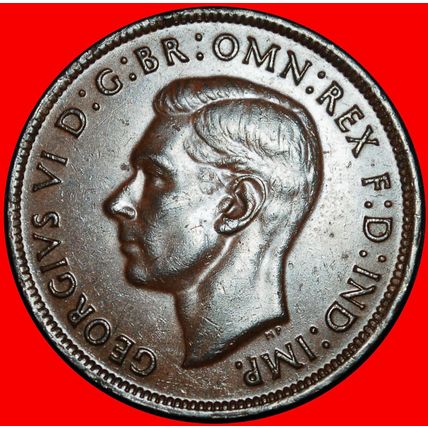 Ⰶ ERROR: AUSTRALIA★1 PENNY 1939 INDIA★GEORGE VI (1937-1952)★LOW START★NO RESERVE