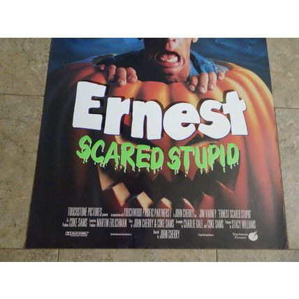 Ernest Scared Stupid - Movie Poster with Jim Varney as Ernest P. Worrell