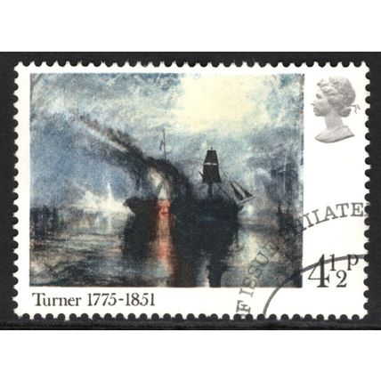 GREAT BRITAIN 1975: BIRTH BICENTENARY JMW TURNER - 4½p USED (G9)