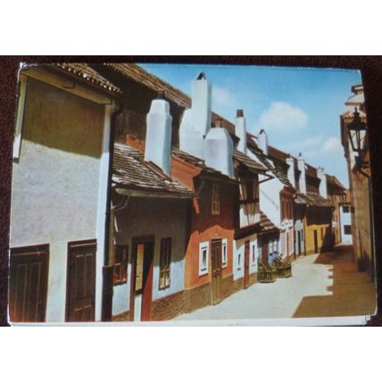 Prague Praha 1970s mini souvenir colour booklet Tower Clock Church Theatre