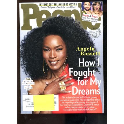 PEOPLE March 11, 2024 ANGELA BASSETT "How I Fought for My Dreams" TAYLOR/TRAVIS