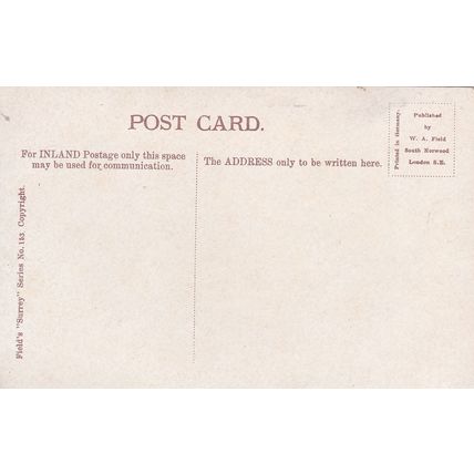 ED 168 OLD HACKBRIDGE. PRINTED POSTCARD