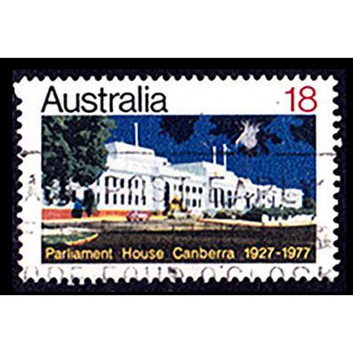 Australia 1977 Parliament House 18c Used Stamp..