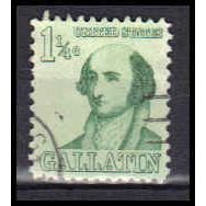 Used 1279 1 1/4c Albert Gallatin Very Fine KA5951