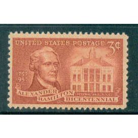 1086 3c Alexander Hamilton Fine MNH MA0181