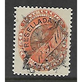 VENEZUELA 1900 STAMPS OF 1893 OPT'D RTM 50c ORANGE SG 194 M / MINT