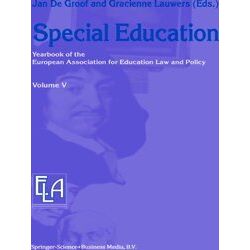 Yearbook of the European Association for Education Law and Policy: Special Educa