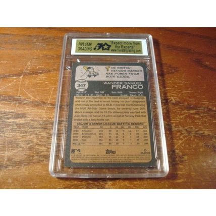 2022 Topps Heritage, Graded Gem Mint 10, WANDER FRANCO Rc, Rays